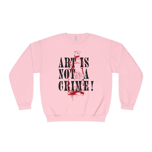 Art is Not a Crime! - Unisex NuBlend® Crewneck Sweatshirt