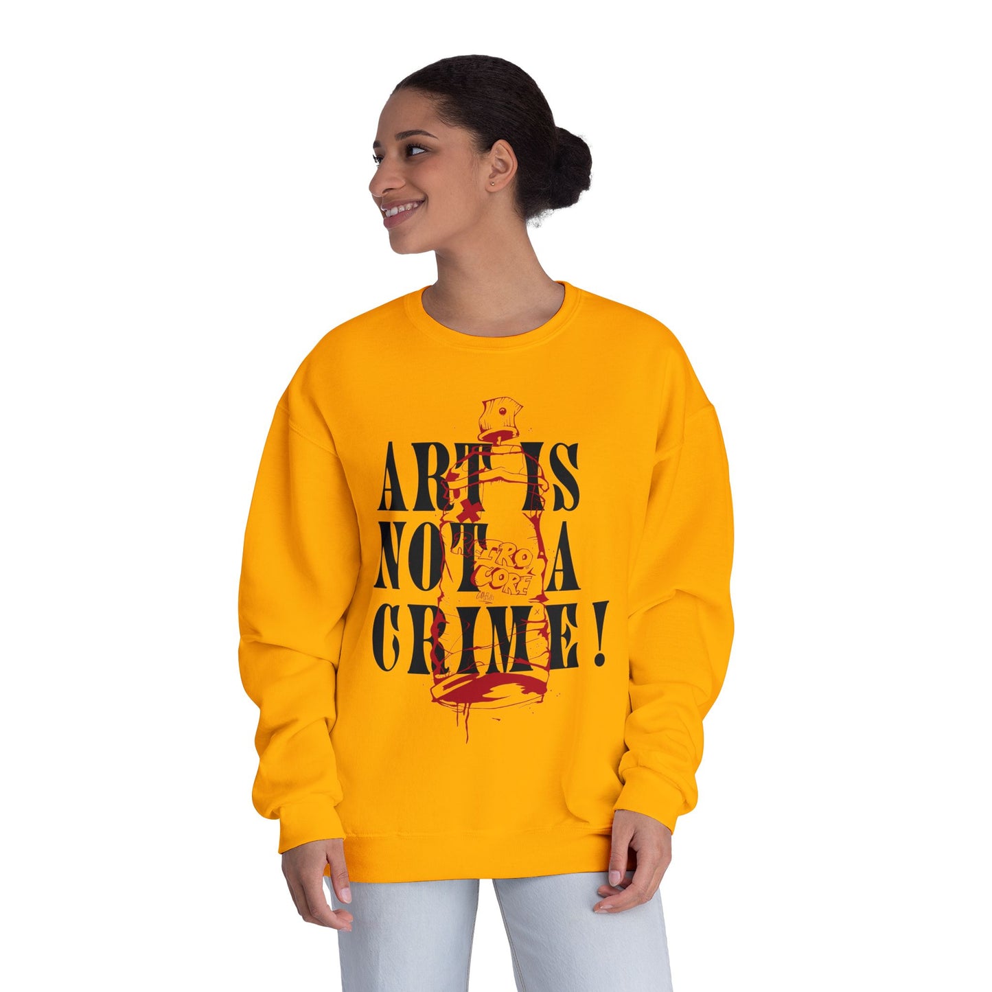 Art is Not a Crime! - Unisex NuBlend® Crewneck Sweatshirt